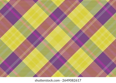 Motif de couleur tartan ou plaid rétro. Conception Illustration vectorielle.
