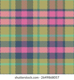 Tartan or plaid retro color pattern. Vector illustration design.