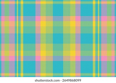 Tartan or plaid retro color pattern. Vector illustration design.
