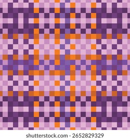 Tartan ou padrão de cor retro xadrez. Design de ilustração vetorial.