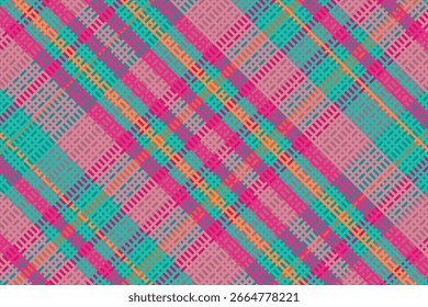 Tartan or plaid retro color pattern. Vector illustration design.