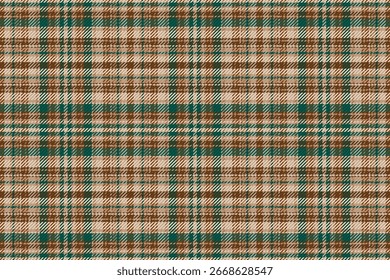 Tartan ou padrão de cor retro xadrez. Design de ilustração vetorial.