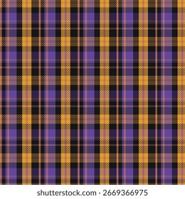 Tartan ou padrão de cor retro xadrez. Design de ilustração vetorial.