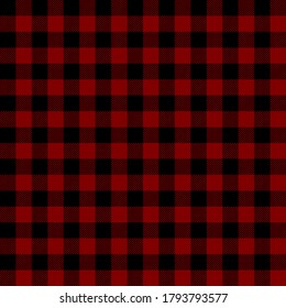 Tartan plaid. Scottish pattern in black and maroon cage. Scottish cage. Traditional Scottish checkered background. Seamless fabric texture. Vector illustration