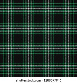 Tartan plaid. Scottish pattern  Checkered plaid in Christmas colors. Scottish cage. Abstract pattern. Checkered background. Seamless fabric texture. Vector illustration