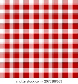 Tartan plaid. Scottish pattern in red, white cage. Scottish cage. Traditional Scottish checkered background. Template for design ornament. Seamless fabric texture ethnic pattern vector illustrations 