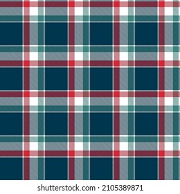 Tartan plaid. Scottish pattern in red, white cage. Scottish cage. Traditional Scottish checkered background. Template for design ornament. Seamless fabric texture ethnic pattern vector illustrations