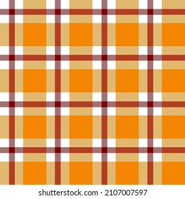 Tartan plaid. Scottish pattern in red, white cage. Scottish cage. Traditional Scottish checkered background. Template for design ornament. Seamless fabric texture ethnic pattern vector illustrations