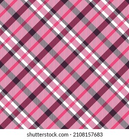 Tartan plaid. Schottisches Muster in rotem, weißem Käfig. Schottischer Käfig. Traditioneller schottischer, karierter Hintergrund. Vorlage für Design-Ornament. Nahtlose Textur ethnischer Muster, Vektorgrafiken