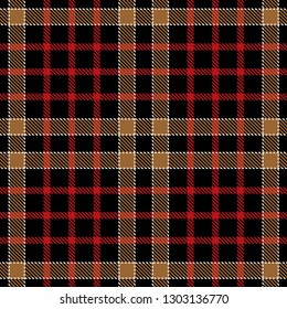 Tartan Plaid Scottish Seamless Pattern. Texture from tartan, plaid, tablecloths, shirts, clothes, dresses, bedding, blankets and other textile. 