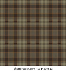 Tartan Plaid Scottish Seamless Pattern Background. Brown, Beige  and  Gray    Color  Wrap.  Flannel Shirt Patterns. Trendy Tiles Vector Illustration for Wallpapers
