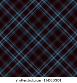 Tartan Plaid Scottish Seamless Pattern Background. Black, Red  and  Blue  Color  Wrap.  Flannel Shirt Patterns. Trendy Tiles Vector Illustration for Wallpapers.