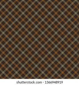 Tartan Plaid Scottish Seamless Pattern Background. Brown and  Beige  Color  Wrap. Flannel Shirt Patterns. Trendy Tiles Vector Illustration for Wallpapers.