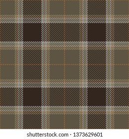 Tartan Plaid Scottish Seamless Pattern Background. Brown, Beige, Orange  and  Gray Color  Wrap.  Flannel Shirt Patterns. Trendy Tiles Vector Illustration for Wallpapers