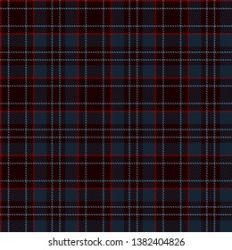 Tartan Plaid Scottish Seamless Pattern Background. Blue, Black and  Red  Color  Wrap. Flannel Shirt Patterns. Trendy Tiles Vector Illustration for Wallpapers.