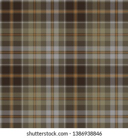 Tartan Plaid Scottish Seamless Pattern Background. Brown, Beige, Orange  and  Gray Color  Wrap.  Flannel Shirt Patterns. Trendy Tiles Vector Illustration for Wallpapers