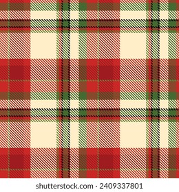 Tartan Plaid Seamless Pattern. Abstract Check Plaid Pattern. Traditional Scottish Woven Fabric. Lumberjack Shirt Flannel Textile. Pattern Tile Swatch Included.