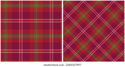 Tartan Plaid Seamless Pattern. Abstract Check Plaid Pattern. Seamless Tartan Illustration Vector Set for Scarf, Blanket, Other Modern Spring Summer Autumn Winter Holiday Fabric Print.
