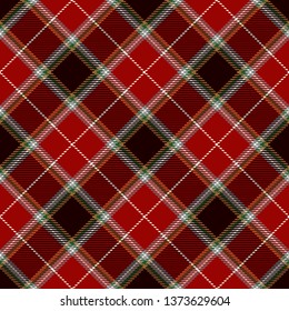 Tartan Plaid  Seamless Pattern Background. Black, Red, Green, Brown and  White  Color  Wrap. Flannel Shirt Patterns. Trendy Tiles Vector Illustration for Wallpapers