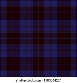 Tartan  Plaid  Seamless Pattern Background. Black  and Dark Blue  Color  Wrap. Flannel Shirt Patterns. Trendy Tiles Vector Illustration for Wallpapers.