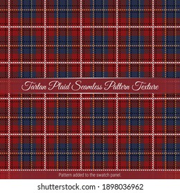 Tartan plaid seamless pattern background Premium Vector