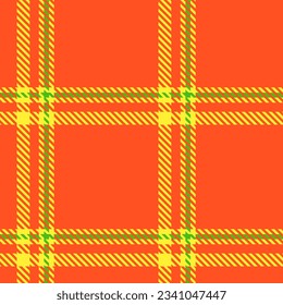 Tartan Plaid Seamless Pattern Background In Orange Yellow Green. Checkered fabric texture for flannel shirt, skirt, blanket, throw, other modern spring summer autumn winter modern fashion fabric desig