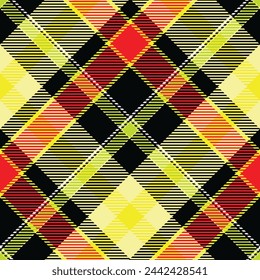 Tartan Plaid Seamless Pattern Background. Flannel Shirt Tartan Patterns. Trendy Tiles Vector Illustration for Wallpapers.