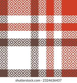 Tartán Tocó Un Patrón Sin Marea. Patrón de verificador. Flannel Shirt Tartan Patterns. Ilustración del vector de mosaicos de moda para fondos de escritorio.
