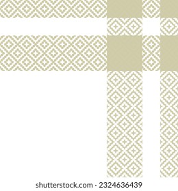 Tartan Plaid Seamless Pattern. Checker Pattern. Template for Design Ornament. Seamless Fabric Texture. Vector Illustration