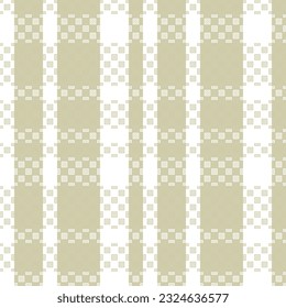 Tartan Plaid Seamless Pattern. Checker Pattern. Template for Design Ornament. Seamless Fabric Texture. Vector Illustration