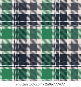 Tartan Plaid Seamless Pattern. Checker Pattern. Traditional Scottish Woven Fabric. Lumberjack Shirt Flannel Textile. Pattern Tile Swatch Included.