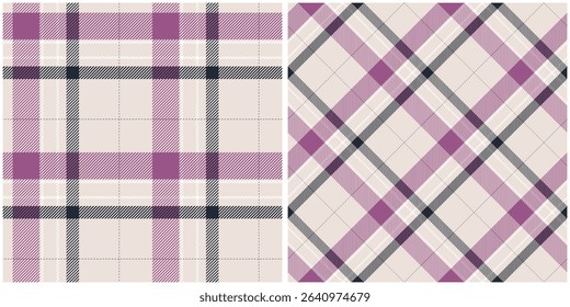 Tartan Plaid Seamless Pattern. Checker Pattern. Seamless Tartan Illustration Vector Set for Scarf, Blanket, Other Modern Spring Summer Autumn Winter Holiday Fabric Print.