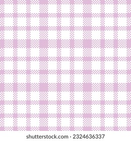 Tartan Plaid Seamless Pattern. Checkerboard Pattern. Template for Design Ornament. Seamless Fabric Texture. Vector Illustration