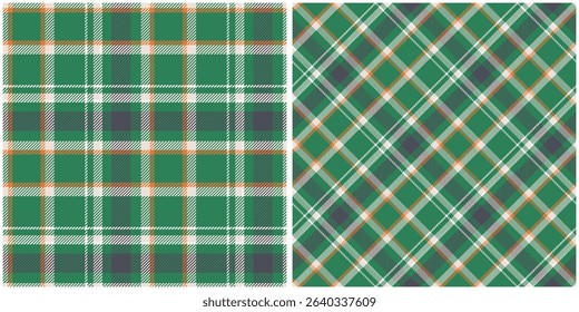 Tartan Plaid Seamless Pattern. Checkerboard Pattern. Template for Design Ornament. Seamless Fabric Texture. Vector Illustration