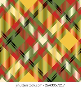 Tartan Xadrez Padrão Sem Costura. Clássico Escocês Tartan Design. Tecido Escocês Tradicional. Camisa Lumberjack Flannel Têxtil. Amostra De Bloco Padrão Incluída.