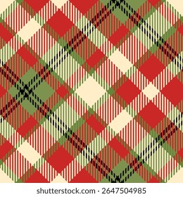 Tartan Xadrez Padrão Sem Costura. Clássico Escocês Tartan Design. Modelo para Ornamento de Design. Textura de malha perfeita. Ilustração de vetor