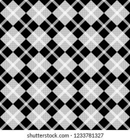 Tartan, plaid seamless pattern, diagonal background. Wallpaper, wrapping paper, textile.Retro style.Fashion illustration,vector.Christmas,new year decor.