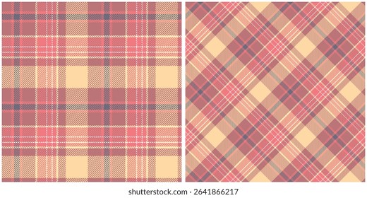 Tartan Plaid Seamless Pattern. Gingham Patterns. Seamless Tartan Illustration Vector Set for Scarf, Blanket, Other Modern Spring Summer Autumn Winter Holiday Fabric Print.