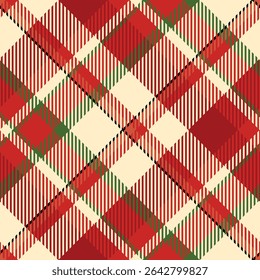 Patrón de cuadros de tartán sin fisuras. Patrón sin fisuras de tartán. Conjunto de Vector de ilustración de tartán sin costuras para bufanda, manta, otra impresión moderna de tela de Festiva de primavera, verano, otoño e invierno.