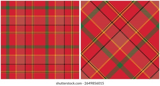 Tartan Plaid Seamless Pattern. Plaid Patterns Seamless. Seamless Tartan Illustration Vector Set for Scarf, Blanket, Other Modern Spring Summer Autumn Winter Holiday Fabric Print.