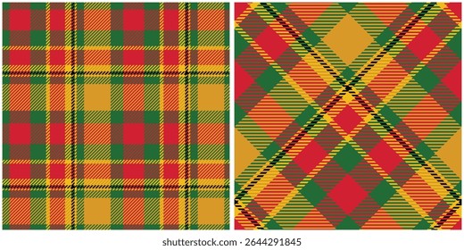 Tartan Xadrez Padrão Sem Costura. Tartan escocês padrão sem emenda. Vetor de ilustração de tartan sem costura definido para lenço, cobertor, outro moderno primavera verão outono inverno tecido de férias impressão.