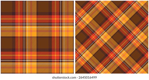 Tartan Xadrez Padrão Sem Costura. Scottish Plaid, modelo para o design de ornamento. Textura de malha perfeita. Ilustração de vetor