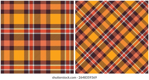 Tartan Xadrez Padrão Sem Costura. Escocês Xadrez, Camisa de Flanela Tartan Padrões. Ilustração de vetor de azulejos na moda para papéis de parede.