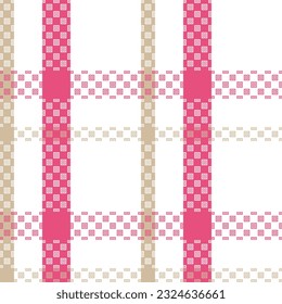 Tartan Plaid Seamless Pattern. Plaid Pattern Seamless. Template for Design Ornament. Seamless Fabric Texture. Vector Illustration