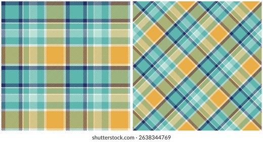 Tartan Plaid Seamless Pattern. Plaid Pattern Seamless. Template for Design Ornament. Seamless Fabric Texture. Vector Illustration