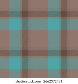 Tartan plaid nahtlose Muster für Textilien, Stoffdruck, Tapete, Kleidung, Packpapier, Dekoration und Hintergrund. Vektorgrafik prüfen.
