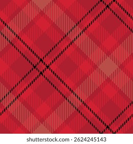Tartan Xadrez Padrão Sem Costura. Padrão Jogado Sem Costura. Tecido Escocês Tradicional. Camisa Lumberjack Flannel Têxtil. Amostra De Bloco Padrão Incluída.