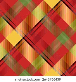 Tartan Xadrez Padrão Sem Costura. Histórico Tradicional Escocês Checkered. Camiseta Flanela Tartan Padrões. Ilustração de vetor de azulejos na moda para papéis de parede.