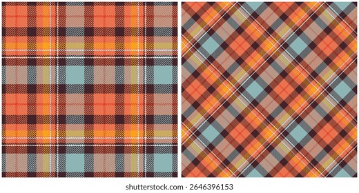 Tartan Xadrez Padrão Sem Costura. Histórico Tradicional Escocês Checkered. Vetor de ilustração de tartan sem costura definido para lenço, cobertor, outro moderno primavera verão outono inverno tecido de férias impressão.
