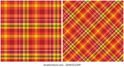 Tartan Xadrez Padrão Sem Costura. Histórico Tradicional Escocês Checkered. Camiseta Flanela Tartan Padrões. Ilustração de vetor de azulejos na moda para papéis de parede.